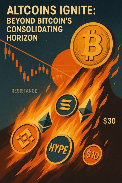 Altcoins Ignite: Beyond Bitcoin's Consolidating Horizon