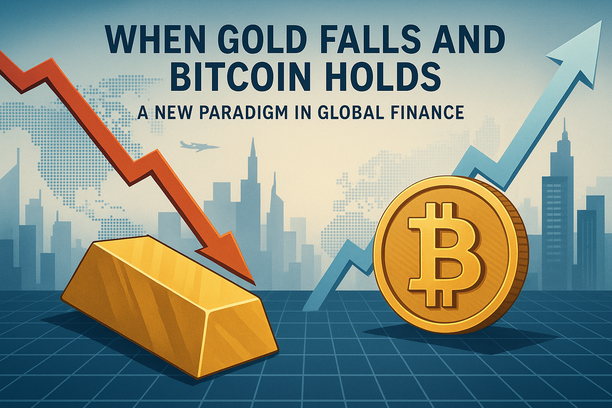 When Gold Falls and Bitcoin Holds: A New Paradigm in Global Finance